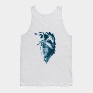 The Native Wolf (blue version) Tank Top